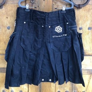 Original Black Utilikilt 'The Survival'